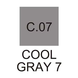 ZIG KURECOLOR TWIN S KC-3000 C07 COOL GRAY