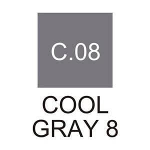 ZIG KURECOLOR TWIN S KC-3000 C08 COOL GRAY