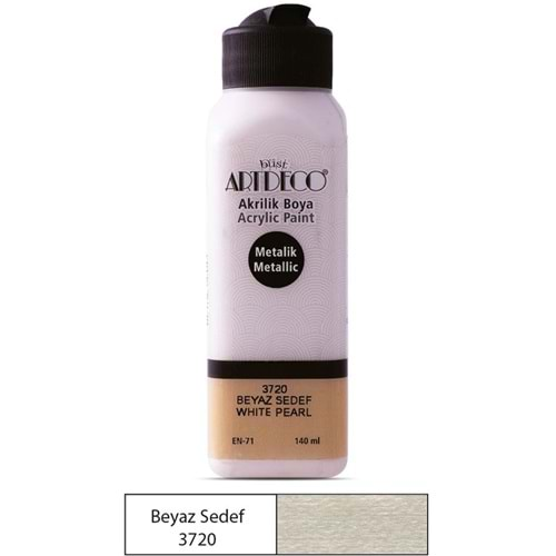 ARTDECO AKRİLİK BOYA BEYAZ SEDEF 140 ML