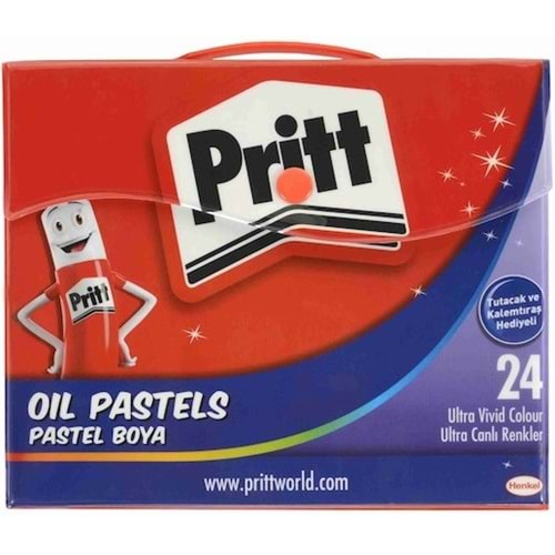 PRİTT 24 RENK ÇANTALI PASTEL BOYA