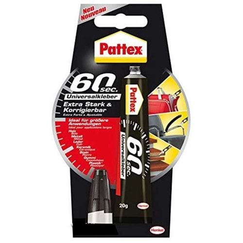 PATTEX UNIVERSAL YAPIŞTIRICI 60 SANİYE 20 GR