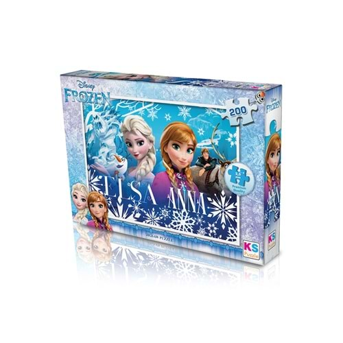 KS GAMES PUZZLE 200 LÜ FROZEN