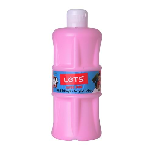 LETS AKRİLİK BOYA 500 ML PEMBE