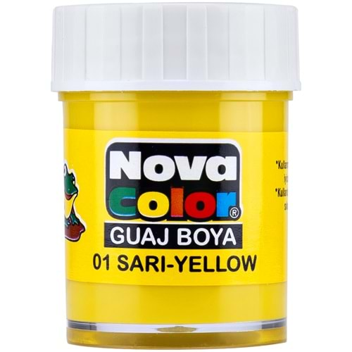 NOVA COLOR GUAJ BOYA ŞİŞE SARI