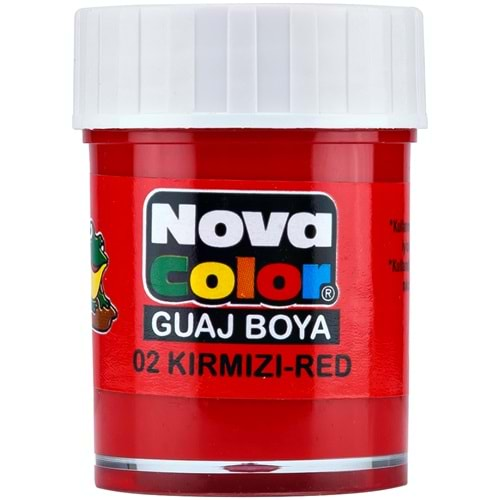 NOVA COLOR GUAJ BOYA ŞİŞE KIRMIZI