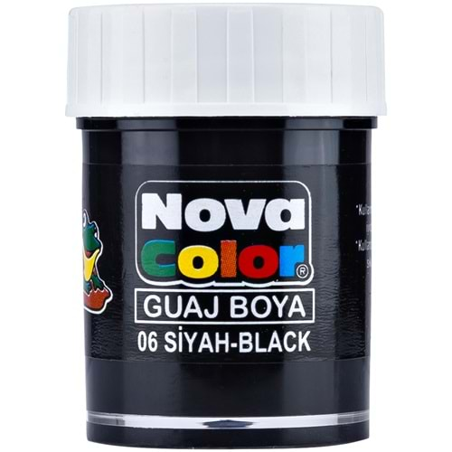 NOVA COLOR GUAJ BOYA ŞİŞE SİYAH