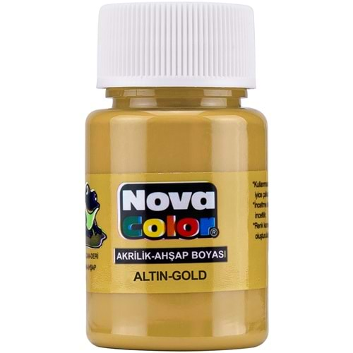 NOVA COLOR AKRİLİK-AHŞAP BOYASI ALTIN