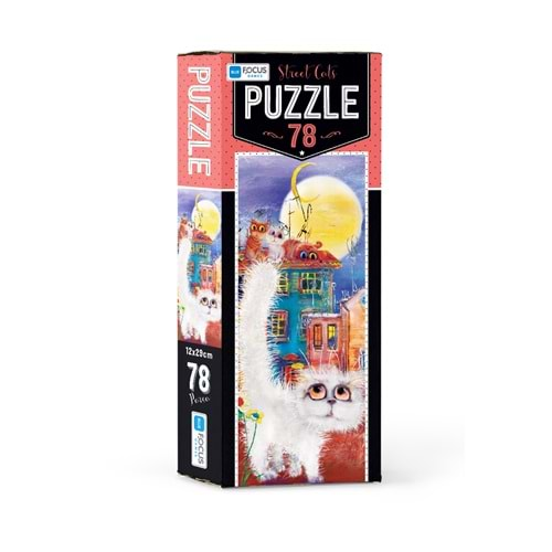 BLUE FOCUS PUZZLE 78 PARÇA STREET CATS