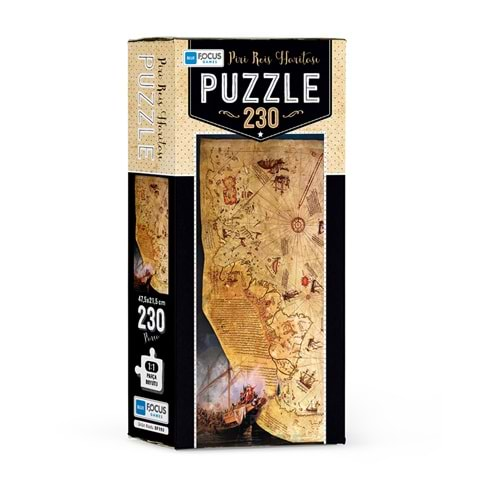 BLUE FOCUS PUZZLE 230 PARÇA PİRİ REİS HARİTASI