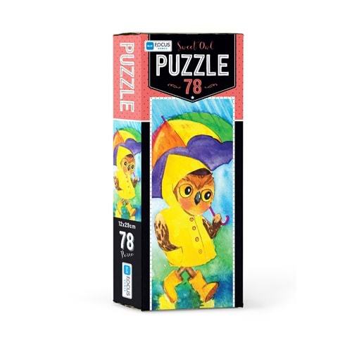 BLUE FOCUS PUZZLE 78 PARÇA SWEET OWL