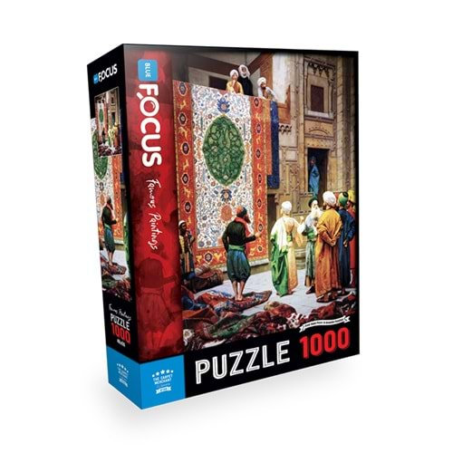 BLUE FOCUS PUZZLE 1000 PARÇA HALI TÜCCARI