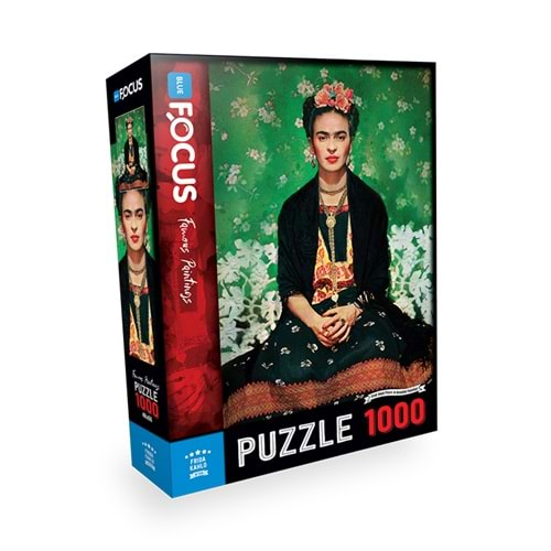 BLUE FOCUS PUZZLE 1000 PARÇA FRIDA KAHLO