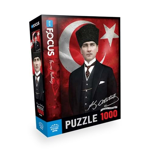 BLUE FOCUS PUZZLE 1000 PARÇA MUSTAFA KEMAL ATATÜRK