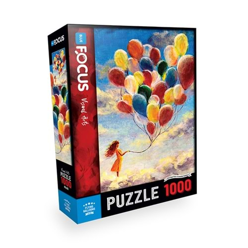 BLUE FOCUS PUZZLE 1000 PARÇA UÇAN BALONLAR