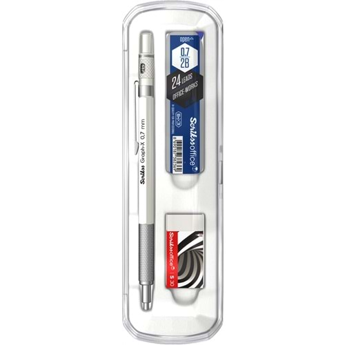 SCRIKSS GRAPH-X METAL 0.7 MM VERSATİL BEYAZ 3 LÜ SET