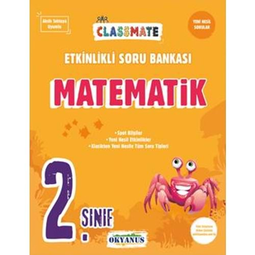 Okyanus 2. Sınıf Classmate Matematik Etkinlikli Soru Bankası