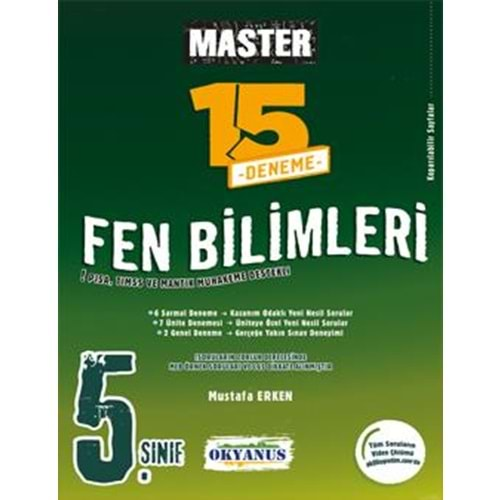 Okyanus 5. Sınıf Master 15 Fen Bilimleri Denemesi