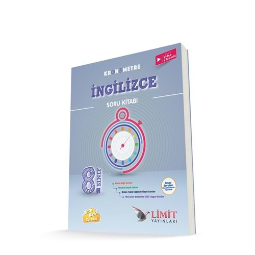 Limit 8. Sınıf Kronometre İngilizce Soru Kitabı