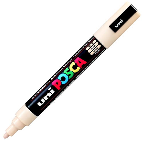 UNIBALL POSCA POSTER MARKÖRÜ PC-5M 1.8-2.5 MM BEJ