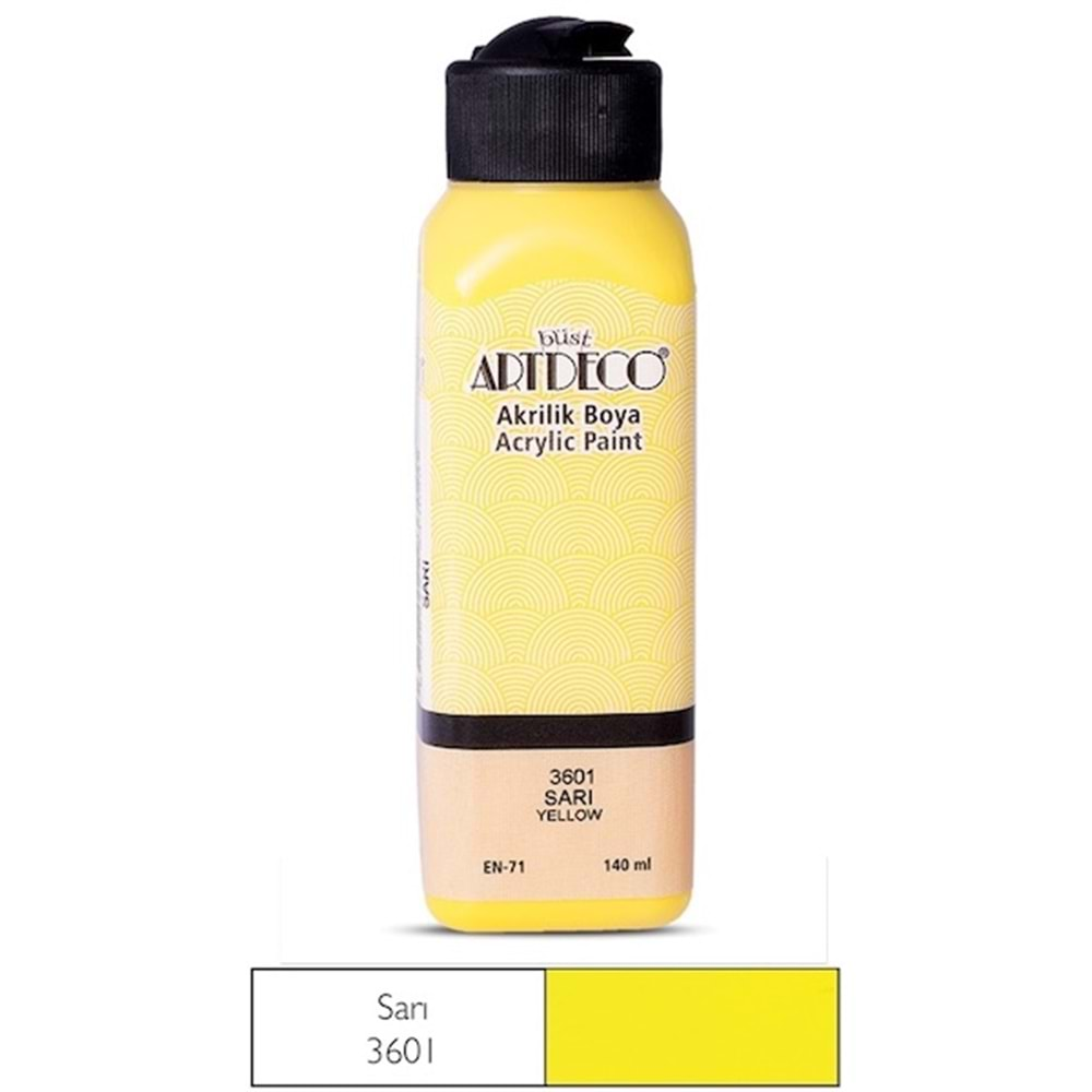 ARTDECO AKRİLİK BOYA SARI 140 ML