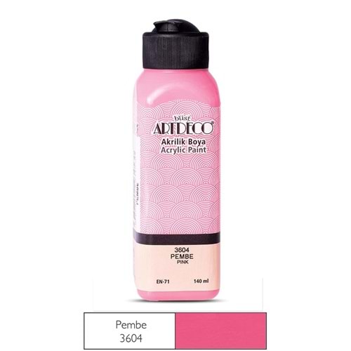 ARTDECO AKRİLİK BOYA PEMBE 140 ML