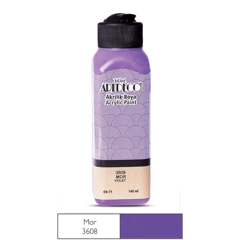 ARTDECO AKRİLİK BOYA MOR 140 ML