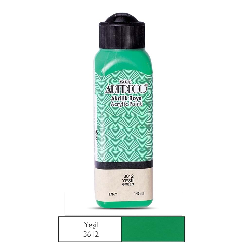 ARTDECO AKRİLİK BOYA YEŞİL 140 ML