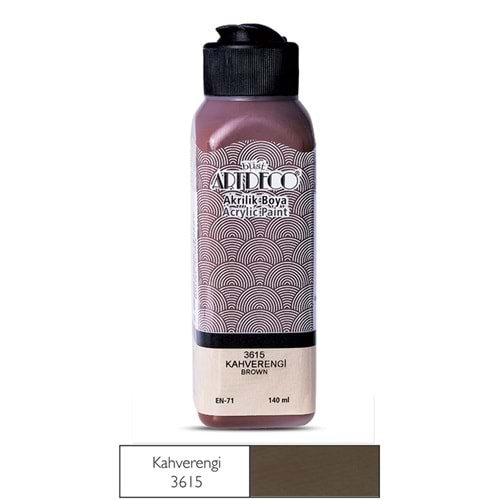 ARTDECO AKRİLİK BOYA KAHVERENGİ 140 ML