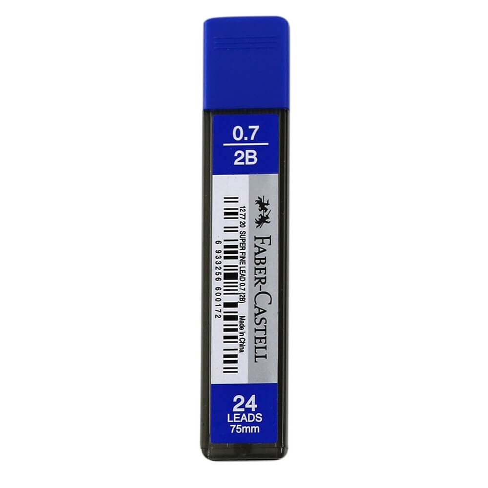 FABER SUPER FINE MIN 75 MM 2B 0.7 MM