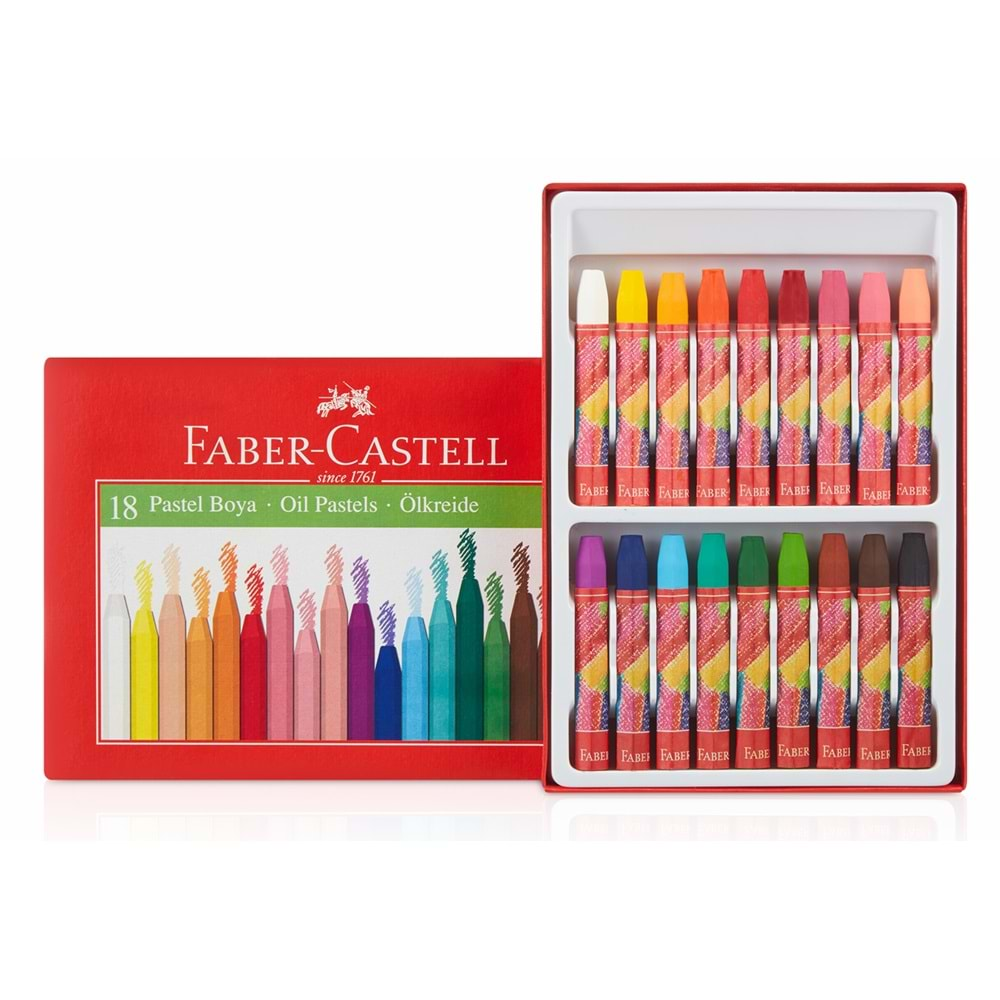 FABER RED LINE PASTEL BOYA 18 RENK