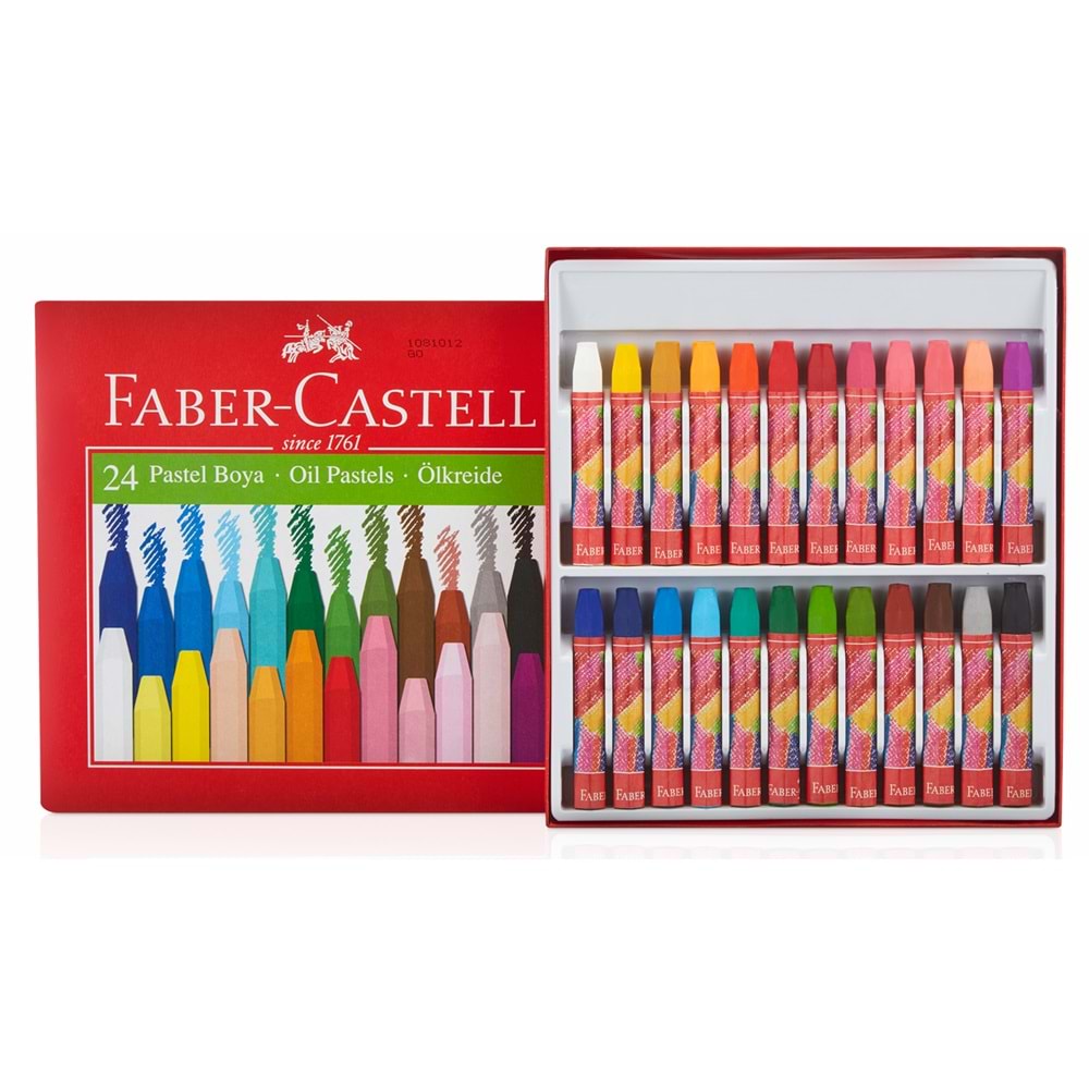 FABER RED LINE PASTEL BOYA 24 RENK