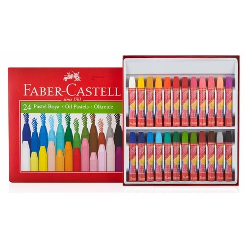 FABER RED LINE PASTEL BOYA 24 RENK