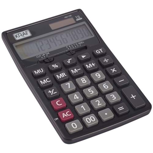 KRAF HM-135 12 HANE MASAÜSTÜ HESAP MAKİNESİ