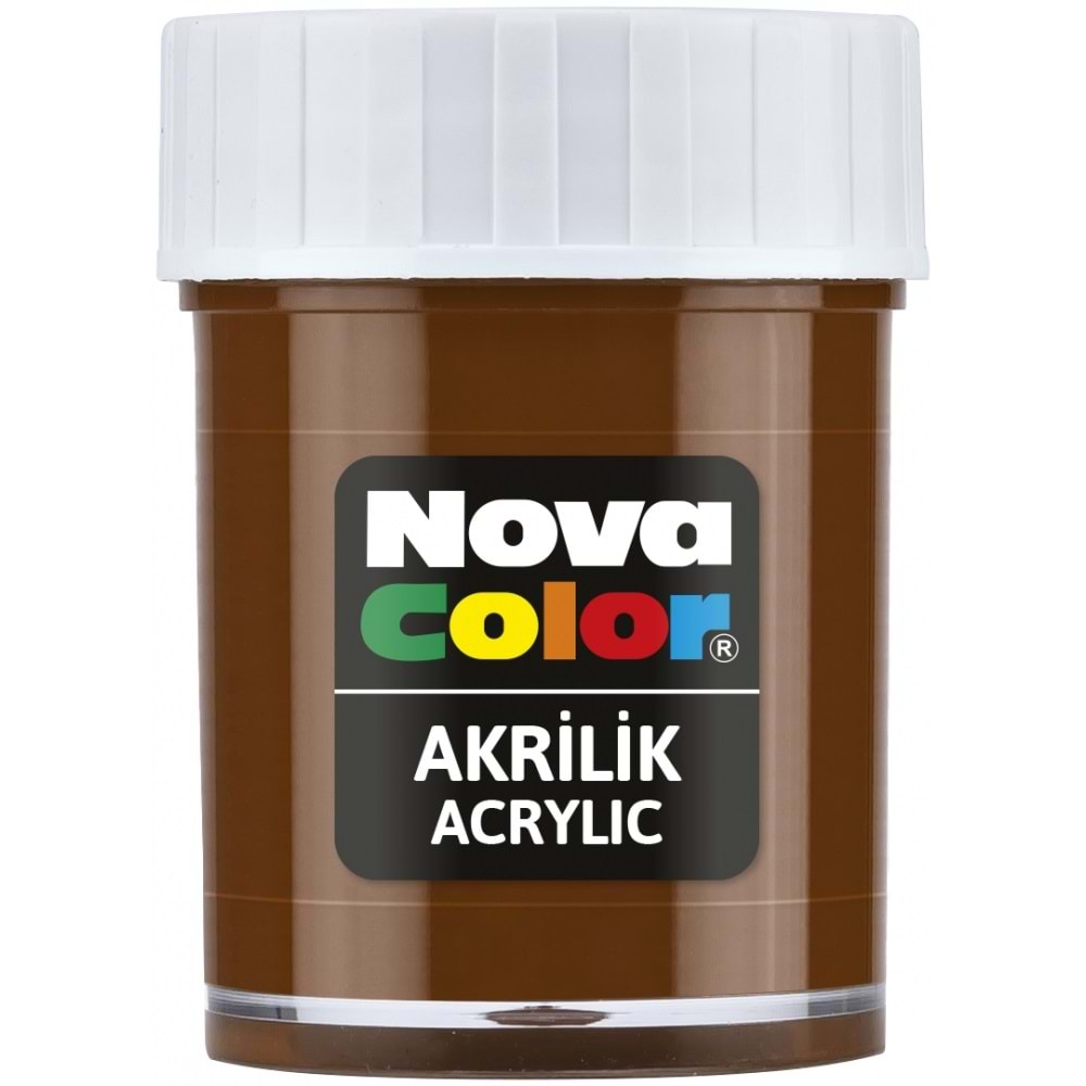 NOVA COLOR AKRİLİK-AHŞAP BOYASI KAHVE