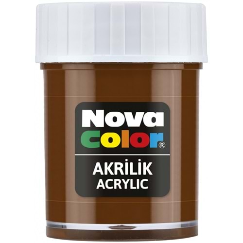 NOVA COLOR AKRİLİK-AHŞAP BOYASI KAHVE