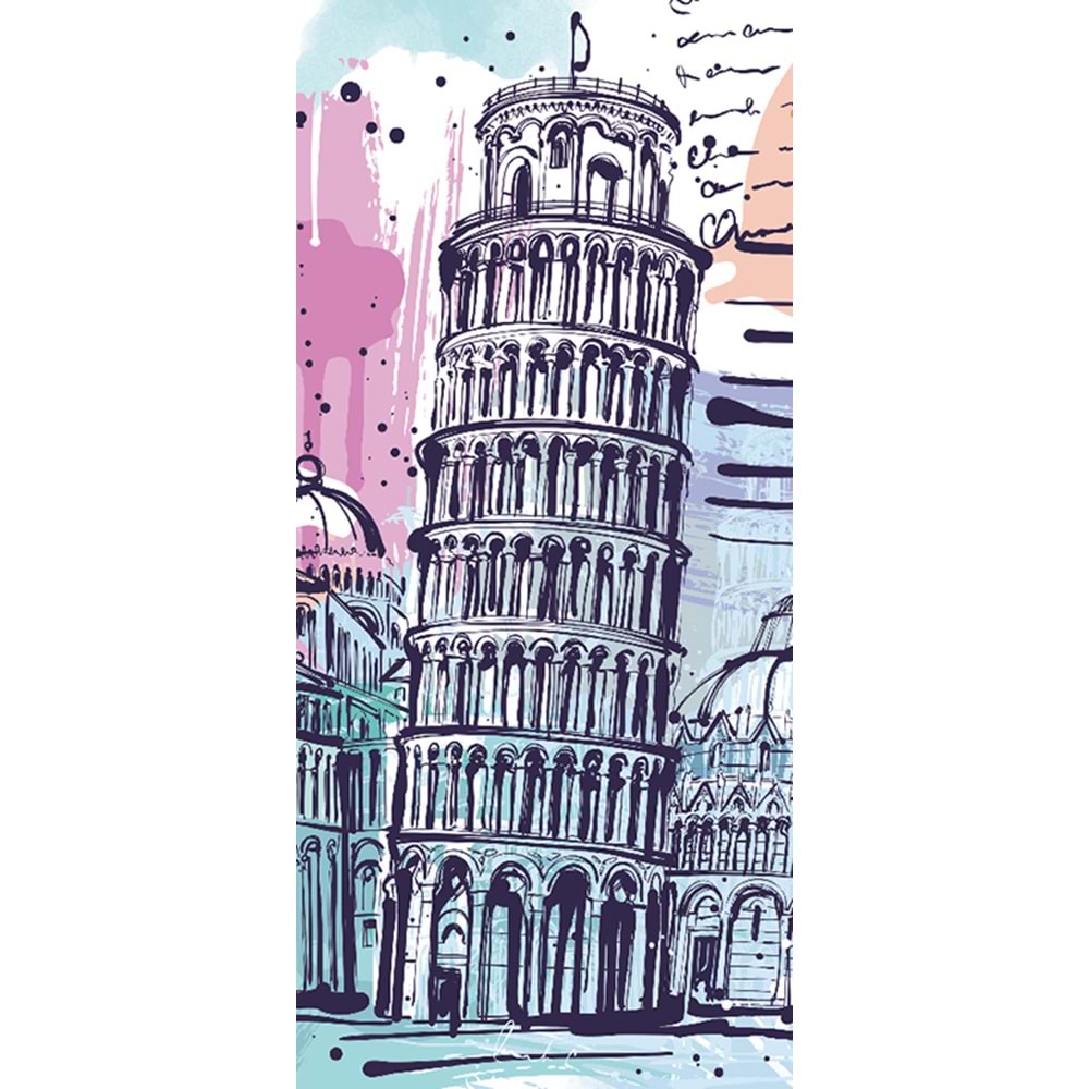 BLUE FOCUS PUZZLE 128 PARÇA PISA TOWER