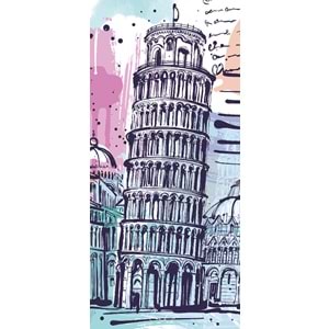 BLUE FOCUS PUZZLE 128 PARÇA PISA TOWER