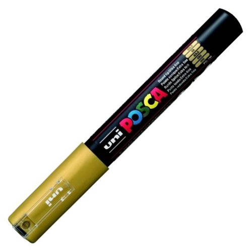 UNIBALL POSCA POSTER MARKÖRÜ PC-1M 0.7 MM ALTIN