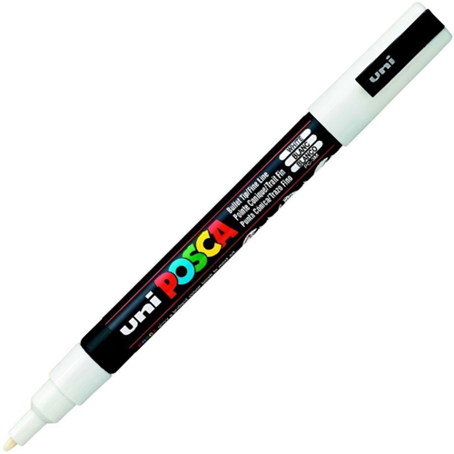 UNIBALL POSCA POSTER MARKÖRÜ PC-3M 0.9-1.3 MM BEYAZ