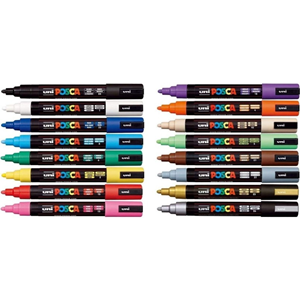 UNIBALL POSCA POSTER MARKÖRÜ PC-5M 1.8-2.5 MM 16 LI SET