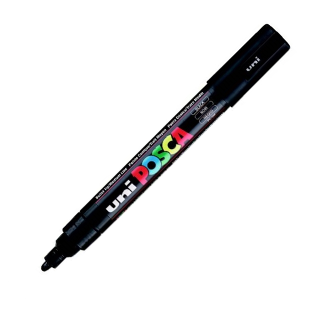 UNIBALL POSCA POSTER MARKÖRÜ PC-5M 1.8-2.5 MM SİYAH
